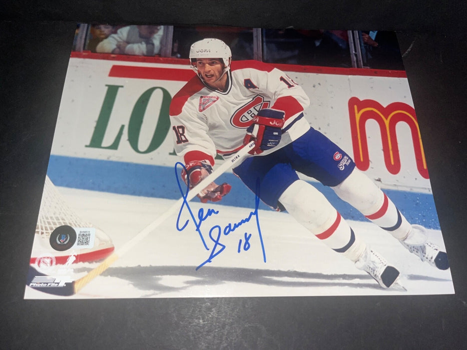 Denis Savard Montreal Canadians Autographed Signed 8x10 Beckett Hologram