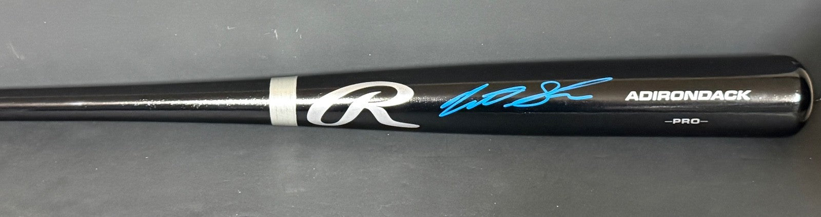 Matt Shaw Chicago Cubs Signed Black Bat Beckett Witness Hologram