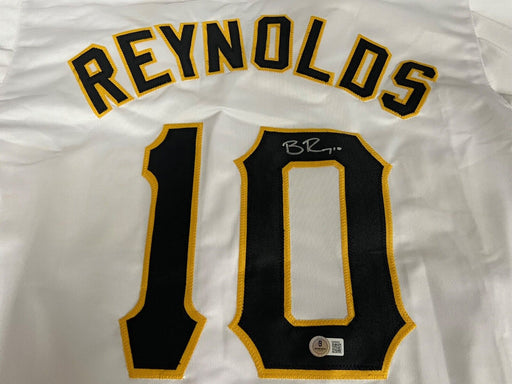 Bryan Reynolds Pittsburgh Pirates Auto Signed Custom Jersey Beckett Holo White