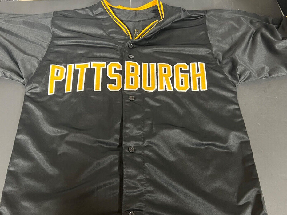 Bryan Reynolds Pittsburgh Pirates Auto Signed Custom Jersey Beckett Holo Black