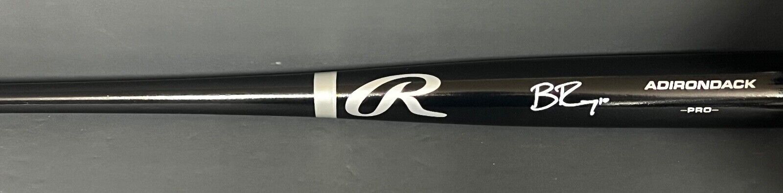 Bryan Reynolds Pittsburgh Pirates Auto Signed Black Bat Full Size