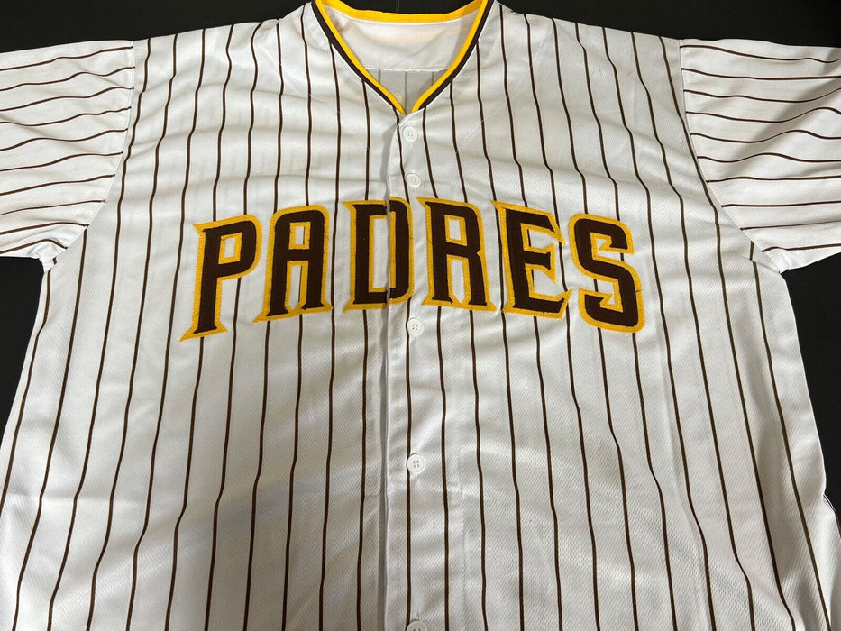 Jackson Merrill San Diego Padres Auto Signed Custom Jersey Beckett Witness Holo