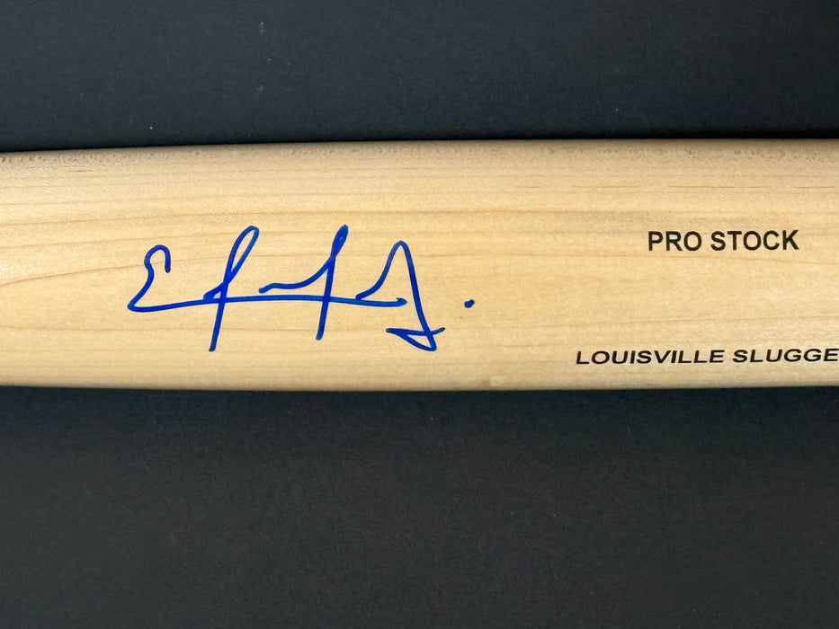 Ezequiel Tovar Rockies Auto Signed Louisville Slugger Bat Blonde Beckett WITNESS Hologram BAS