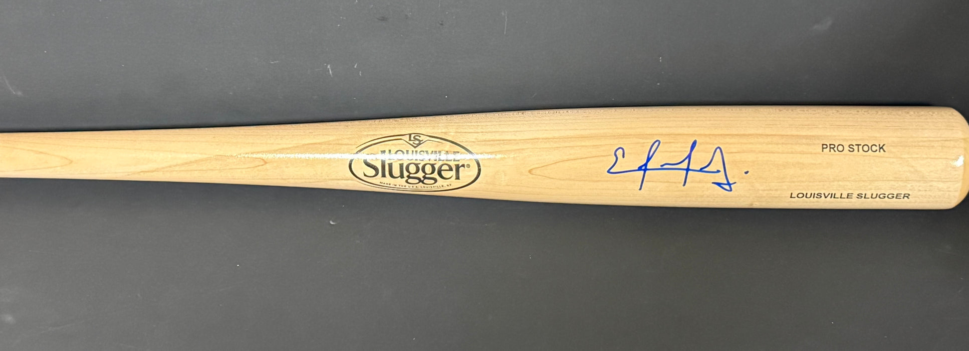 Ezequiel Tovar Rockies Auto Signed Louisville Slugger Bat Blonde Beckett WITNESS Hologram BAS