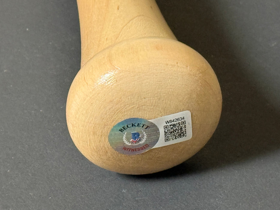 Ezequiel Tovar Rockies Auto Signed Louisville Slugger Bat Blonde Beckett WITNESS Hologram BAS