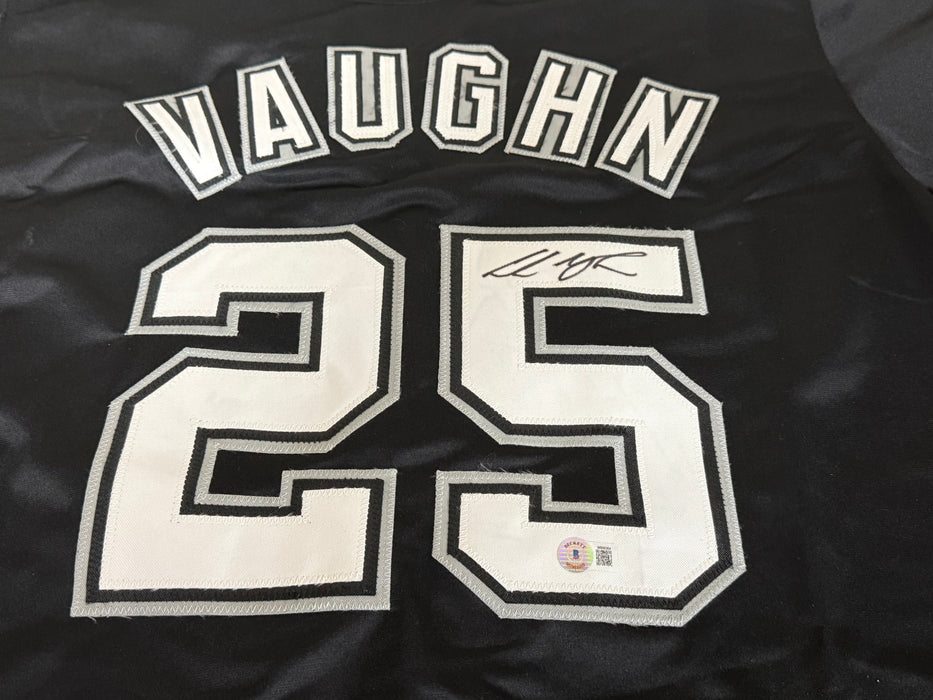 Andrew Vaughn White Sox Autographed Signed Jersey Beckett WITNESS COA BLACK