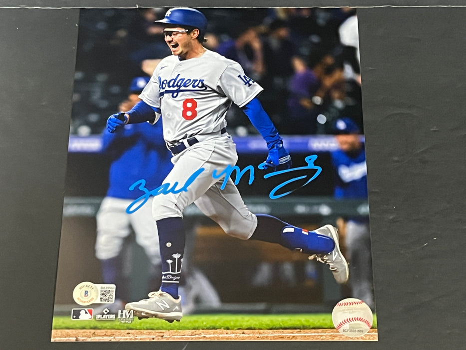 Zach McKinstry Dodgers Auto Signed 8x10 1st MLB Home Run Beckett Hologram