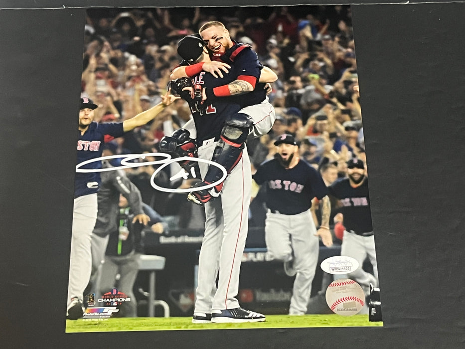Chris Sale Red Sox Autographed Signed 8x10 JSA WITNESS COA World Series Champs