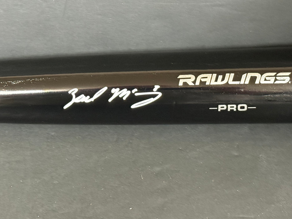 Zach McKinstry Tigers Autographed Signed Bat Black Beckett Hologram