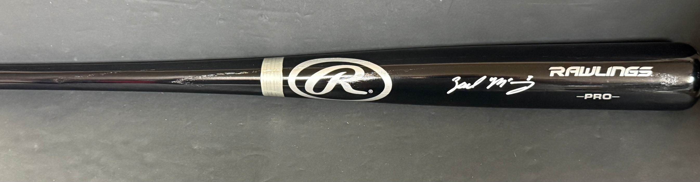 Zach McKinstry Tigers Autographed Signed Bat Black Beckett Hologram
