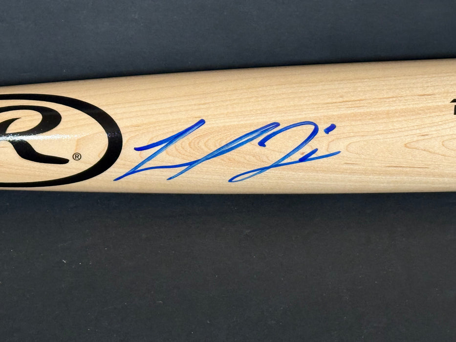 Michael Harris Braves Auto Signed Bat Blonde Beckett Hologram