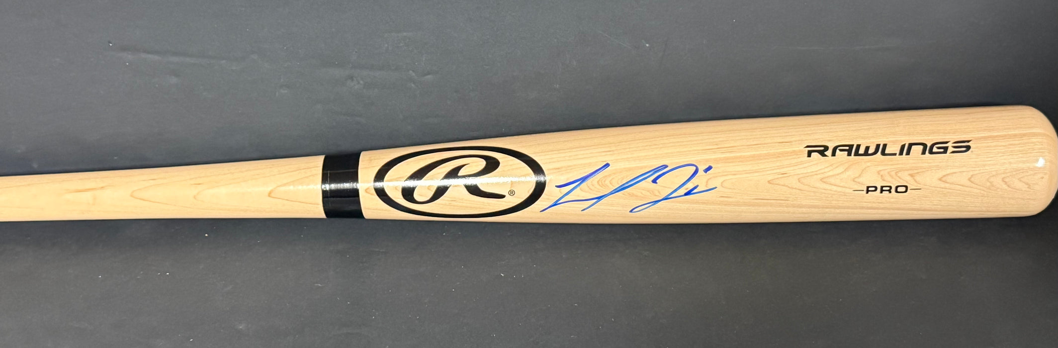 Michael Harris Braves Auto Signed Bat Blonde Beckett Hologram