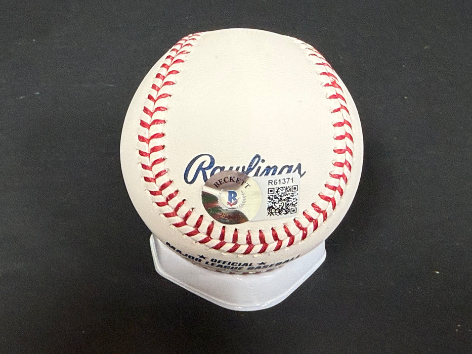 Pete Crow Armstrong Cubs Auto Signed 2022 Futures Game Baseball Beckett ROOKIE