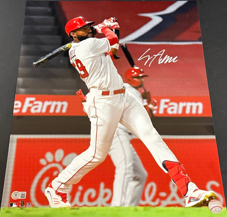 Jo Adell Los Angeles Angels Auto Signed 16x20 Photo Beckett WITNESS HOLOGRAM