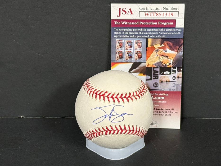 Tyler Soderstrom Oakland A's Auto Signed MLB Baseball JSA COA