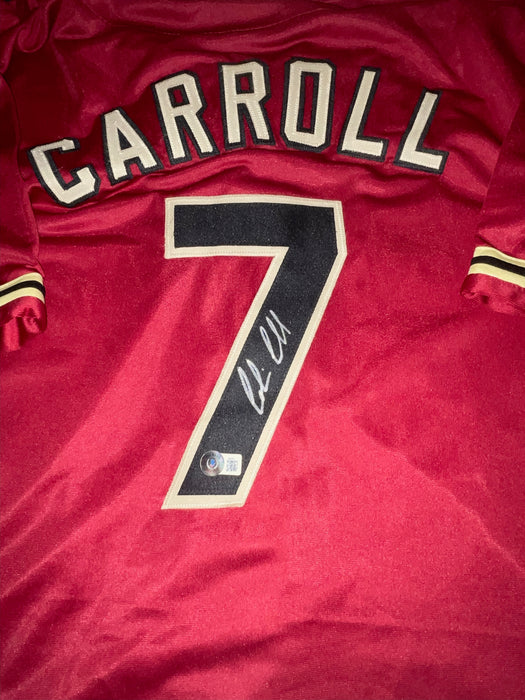 Corbin Carroll Diamondbacks Auto Signed Custom Jersey Beckett Witness Hologram