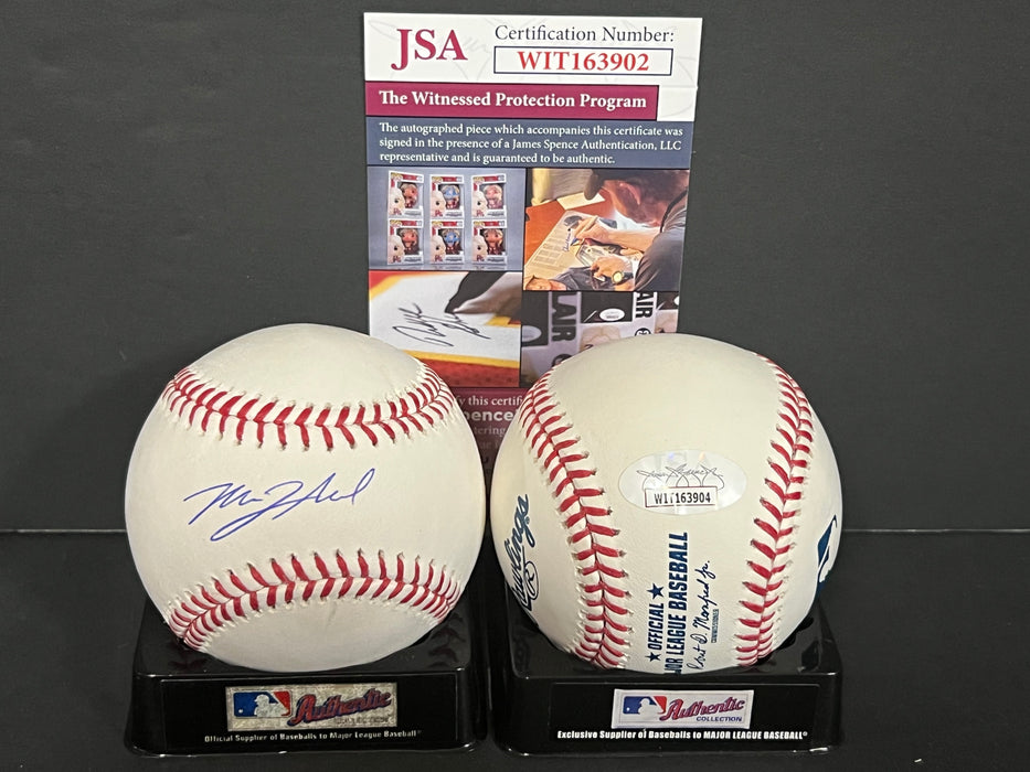 Mick Abel Philadelphia Phillies Autographed Signed Baseball JSA WITNESS COA