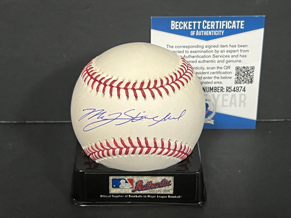 Mick Abel Phillies Auto Signed Baseball Beckett COA FULL NAME