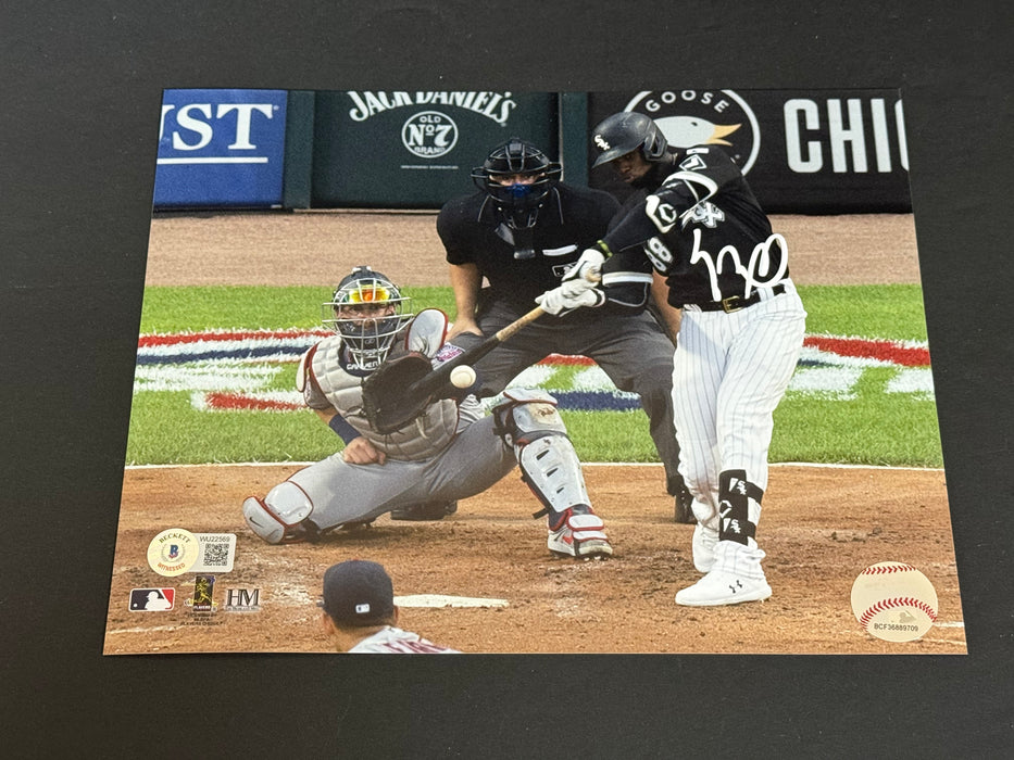 Luis Robert White Sox Autographed Signed 8x10 Photo Beckett WIT COA 1st Hit '