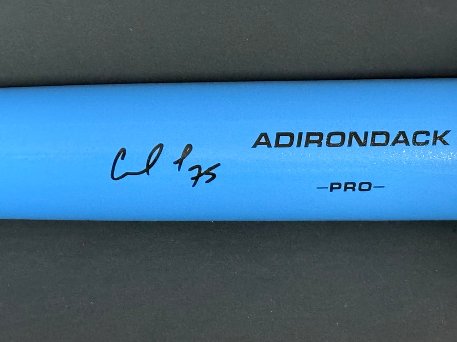 Carlos Narváez Boston Red Sox Signed Blue Bat Beckett WITNESS Hologram