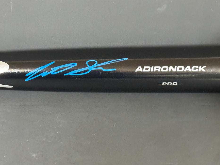 Matt Shaw Chicago Cubs Signed Black Bat Beckett Witness Hologram