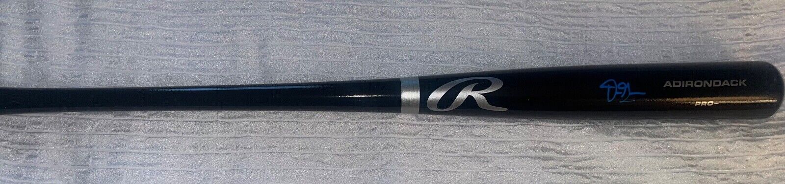 Drew Gilbert Mets Auto Signed Rawlings Black Bat Beckett Witness