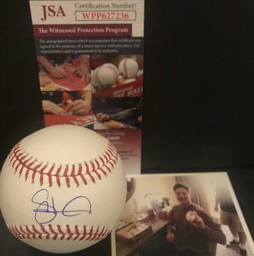 Spencer Howard Philadelphia Phillies Signed Baseball Proof JSA WITNESS COA .