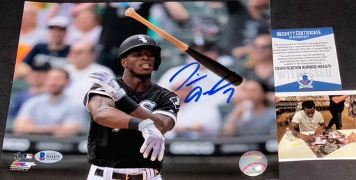 Tim Anderson Chicago White Sox Autographed Signed 8x10 Beckett COA Bat Flip