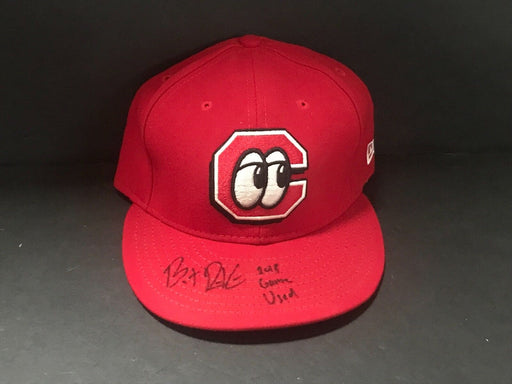 Brent Rooker Minnesota Twins Autographed Signed 2018 Game Use Hat E
