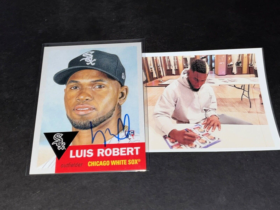 Luis Robert Chicago White Sox Autographed Signed 2020 Topps Living Set _