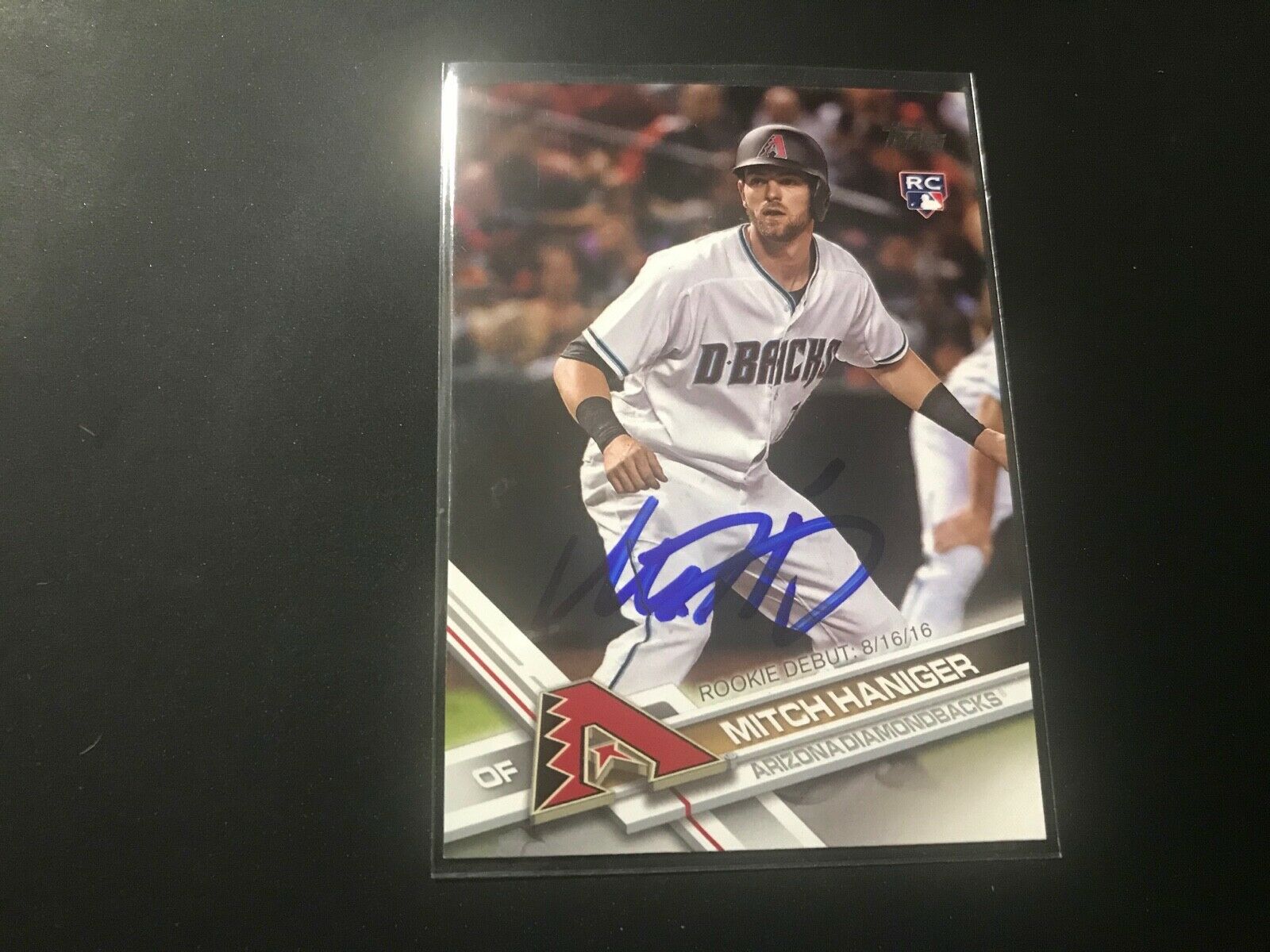 Mitch Haniger Seattle Mariners Autographed Signed 2017 Topps #US41