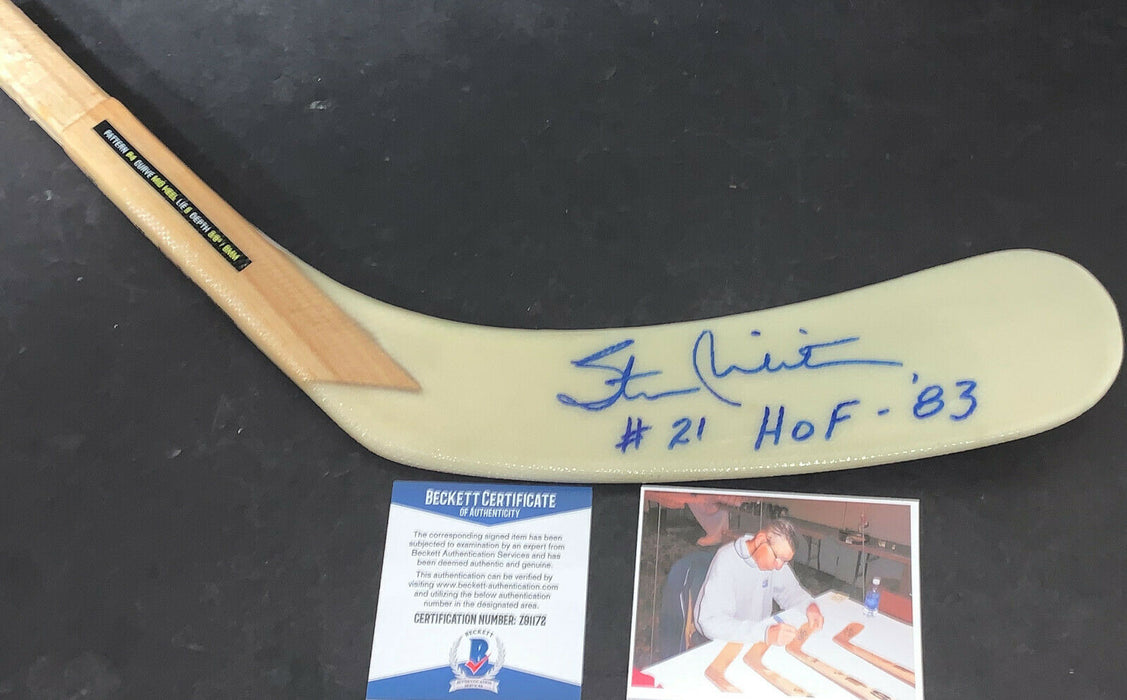 Stan Mikita Chicago Blackhawks Autographed Signed Stick Blade BECKETT COA ~