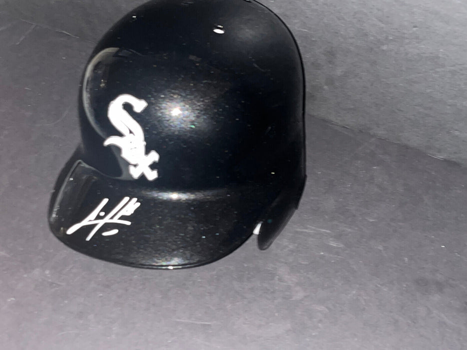 Oscar Colas Chicago White Sox Auto Signed Full Size Helmet Beckett Holo