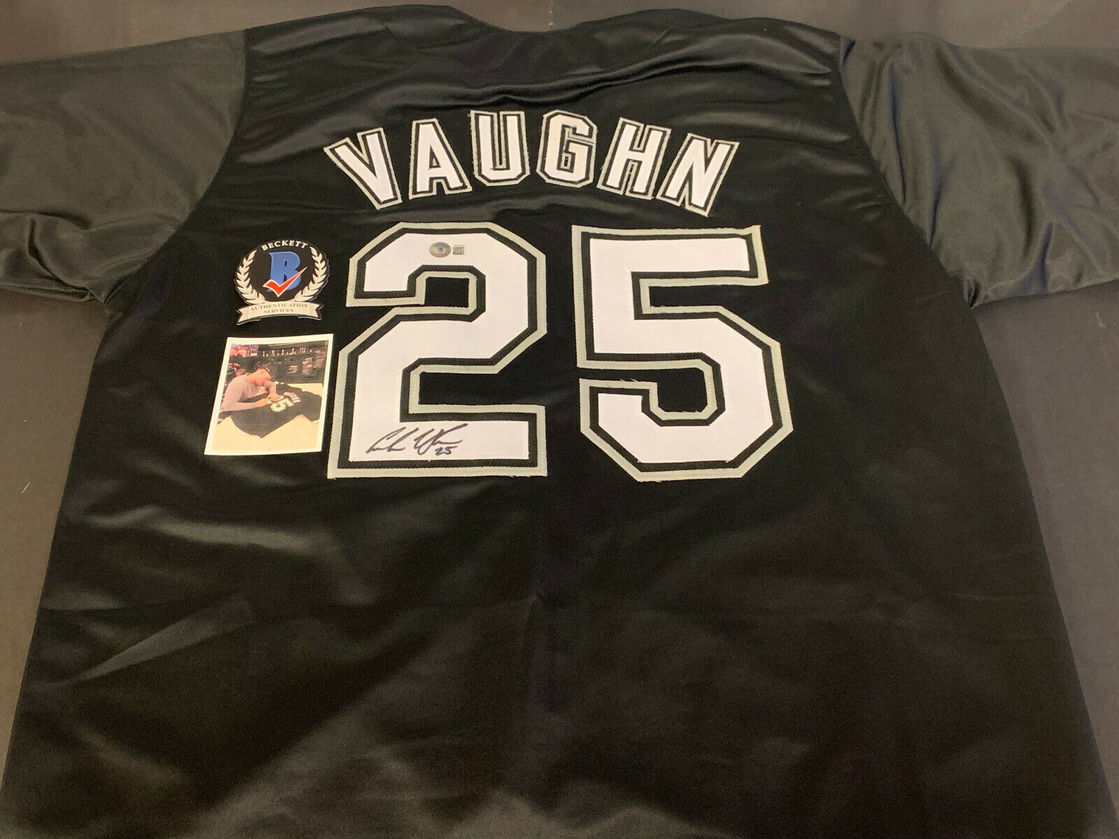 Andrew Vaughn White Sox Autographed Signed Jersey Beckett WITNESS