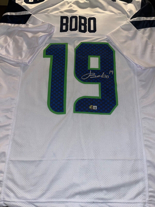 Jake Bobo Seahawks Autographed Signed White Custom Jersey