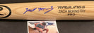 Zach McKinstry Los Angeles Dodgers Autographed Signed Engraved Bat Blonde
