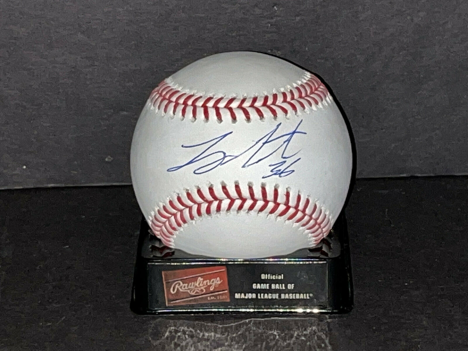 Logan Gilbert Seattle Mariners Auto Signed Baseball Beckett