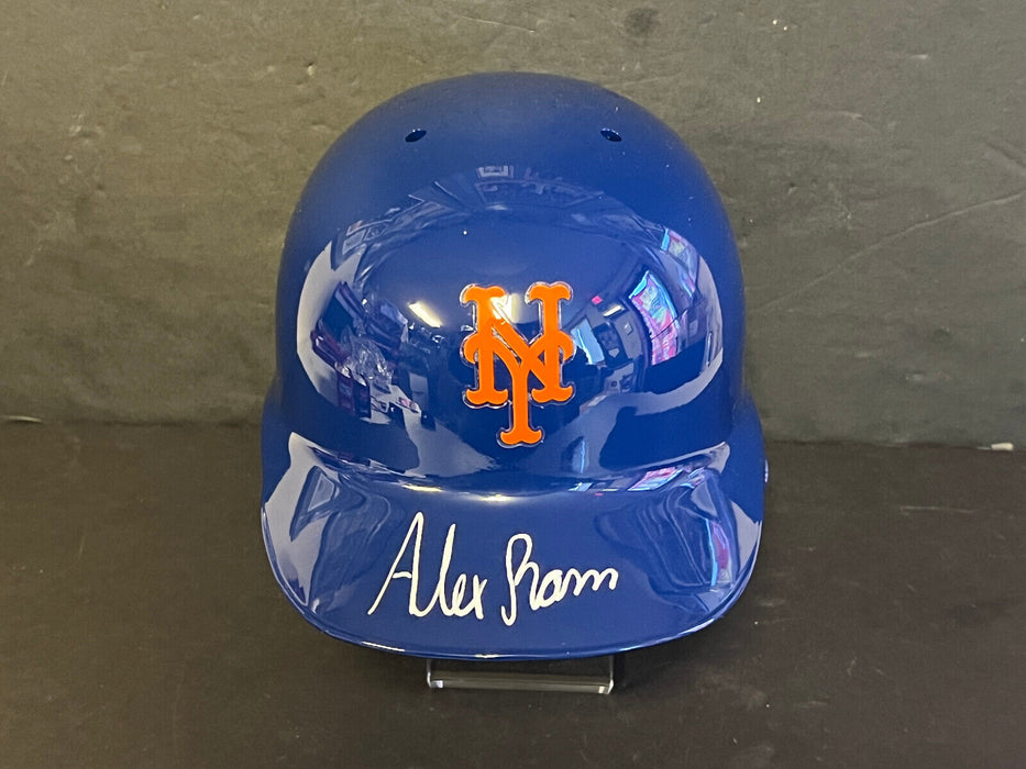 Alexander Ramirez Mets Auto Signed Full Size Helmet Beckett Witness Alex