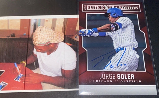 Jorge Soler Royals Cubs Autographed Signed 2013 Panini Elite Extra Edition Card