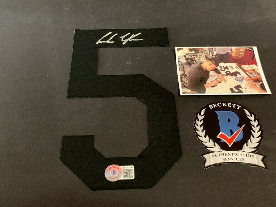 Andrew Vaughn White Sox Autographs Signed HOME Jersey # 5 Beckett WITNESS COA