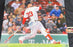 Michael Chavis Boston Red Sox 4-23-19 1st HR Signed 24x30 Canvas