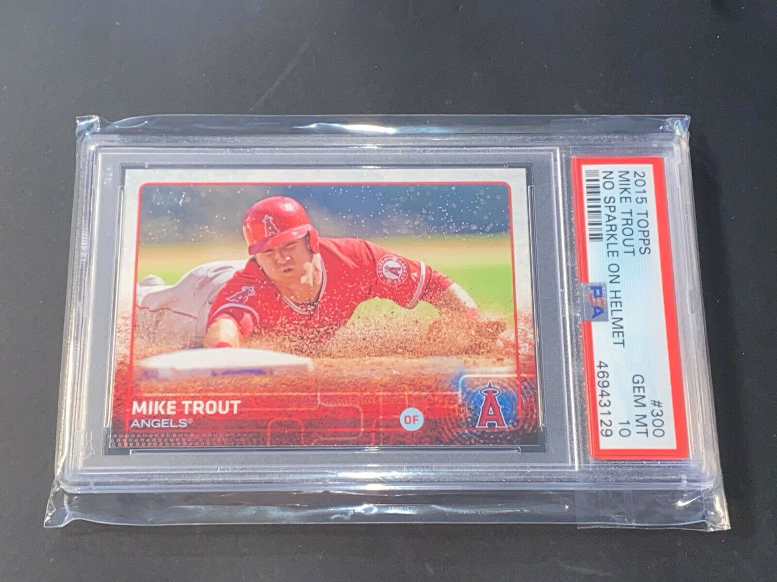 Mike Trout Los Angeles Angels 2015 Topps Card PSA 10 Mint -