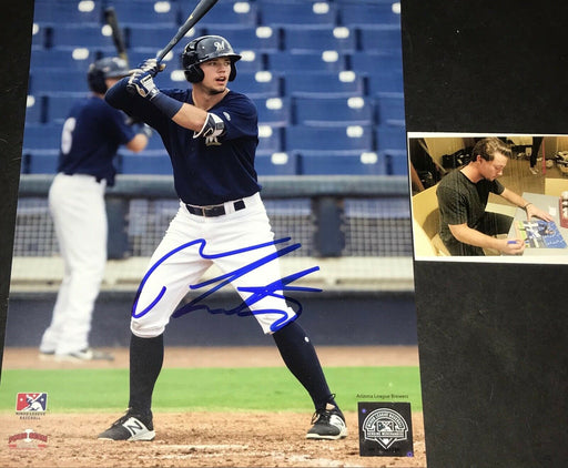 Tristen Lutz Milwaukee Brewers Autographed Signed 8x10 Photo A