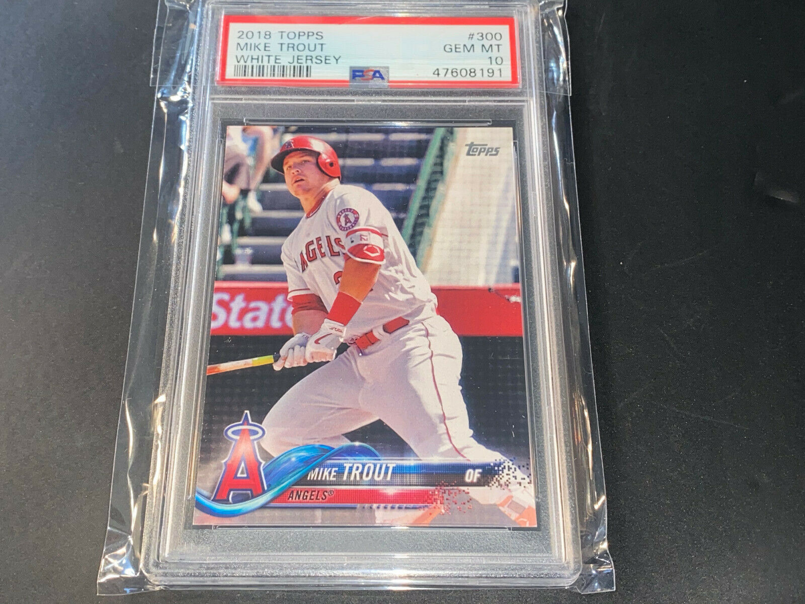 Mike Trout Los Angeles Angels 2018 Topps Card PSA 10 Mint e