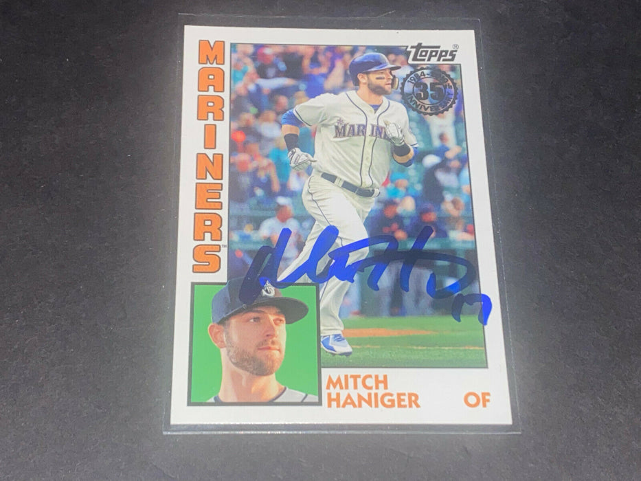 Mitch Haniger Seattle Mariners Auto Signed 2019 Topps 1984 #T8493