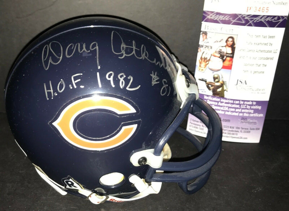 Doug Atkins Chicago Bears Autographed Signed Mini Helmet HOF 1982 JSA COA