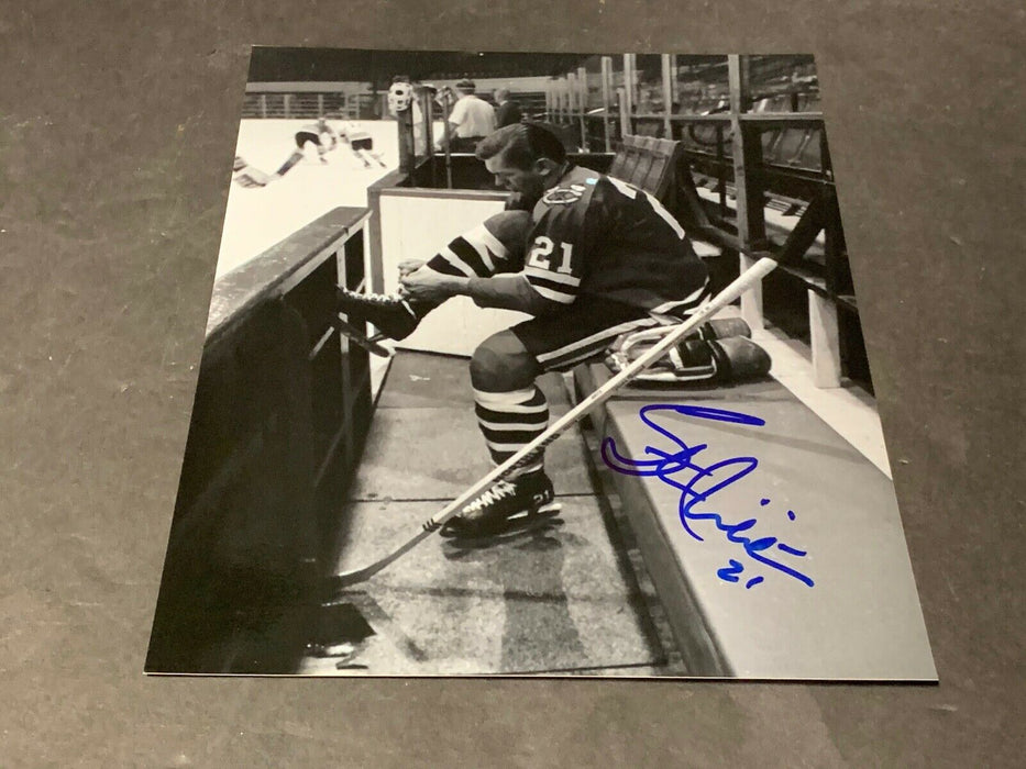Stan Mikita Chicago Blackhawks Autographed Signed 8x10 e