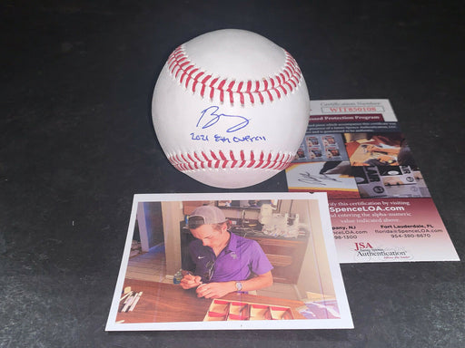Benny Montgomery Rockies Auto Signed MLB Baseball JSA COA 2021 8th Overall