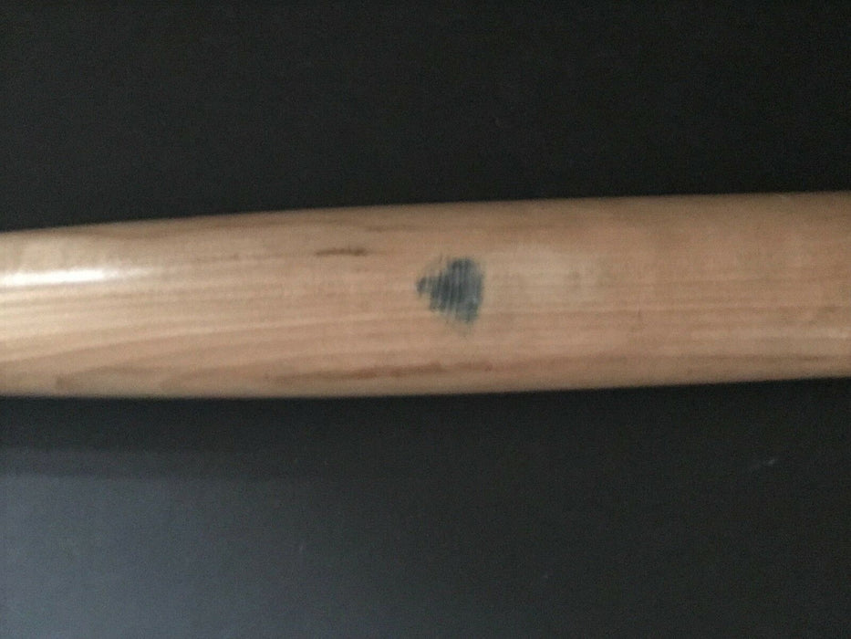 Lucas Erceg Milwaukee Brewers Autographed Signed 2017 Game Used Un-Cracked Bat D