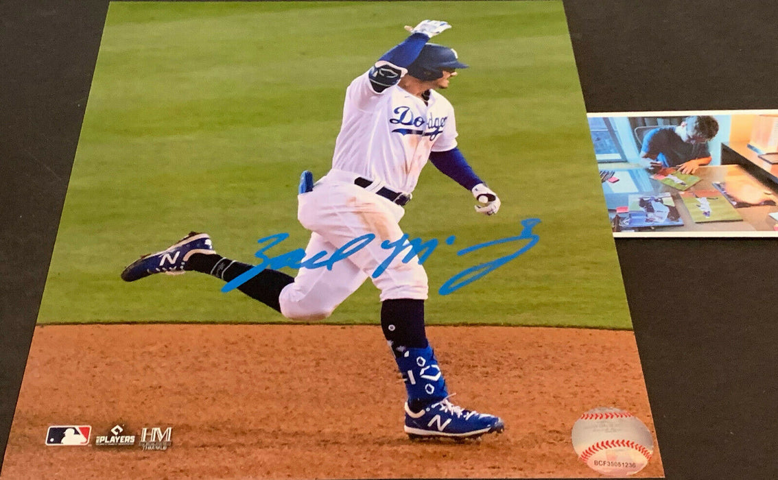 Zach McKinstry Los Angeles Dodgers Auto Signed 8x10 3rd MLB Home Run .